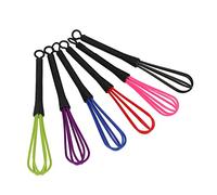 Yechiry Ensemble de 6 Fouets à Crème pour Teinture Capillaire, Outil D'agitation à Ballon Polyvalent pour Salon et Cuisine, Matière Plastique Sûre et Durable