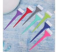 Yechiry Ensemble de 7 Brosses de Teinture pour Cheveux, Outils de Coloration Professionnels pour Salon, Brosses à Cheveux à Long Manche avec Brosse Douce, Idéales pour le Coiffage à la Maison