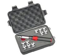 Yechiry Ensemble de Clés de Torsion par Rayons, Pièces de L'outil de Réparation de Moto, Spécifications Multiples à Réglage de la Parole avec une clé à 5,1 à 6,9 Mm Têtes de Spline pour