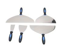 Yechiry Ensemble de Coupe-mastic 5 Pièces, Ensemble de Coupe-ruban en Acier Inoxydable avec Sac de Rangement Pliable pour Chantier de Construction, Décoration de la Maison, Réparation