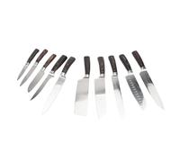 Yechiry Ensemble de Couteaux de Cuisine 10 Pièces, Couteaux de Chef Professionnels en Acier Damas, en Acier Inoxydable à Haute Teneur en Carbone avec Manche en Bois, Idéal pour Cuisiner et Trancher