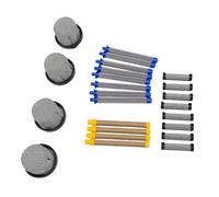 Yechiry Ensemble de Filtres de Pulvérisation sans Air, Remplacement de 30 | en Plastique et Acier Inoxydable, Utilisation en Atelier, Inserts de Collecteur, Compatible avec Pulvérisateur de Peinture