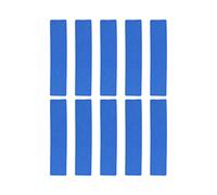 Yechiry Ensemble de Marqueurs de Ligne de Court, Marquage Polyvalent Durable de Couleur Vive pour Les Terrains de Football de Basket-Ball de Tennis PVC 10 Pièces 13,4x3,0 Pouces (Blue)
