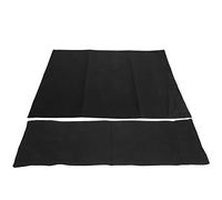 Yechiry Ensemble de Tissu Durable de Remplacement de Toile de Chaise de Réalisateur pour Fournitures de Tournage en coloré et Noir 2 Housses de Chaises 1 Ensemble pour Un Usage Quotidien (Black)