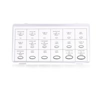 Yechiry Ensemble D'outils de Remplacement de Joint Torique Vert de Remplacement de Camion de Voiture, 270 Pièces Assorties de Joints Toriques en Caoutchouc avec étui - Matériau HNBR pour la