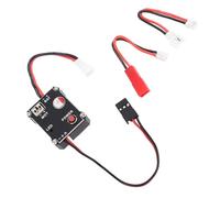 Yechiry ESC brossé, Contrôleur de Vitesse électronique de Remplacement 15 A pour Voiture RC SCX24 1/18 1/24, Contrôleur de Mise Hors Tension Automatique avec Plug Play, Idéal pour Les Performances de