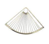 Yechiry Étagère d'angle pour Salle de Bain, Triangulaire en Acier | Utilisation Humide, Finition Chromée, Acier Inoxydable, Montage Mural, Balcon de Cuisine, Intérieur, étagère D'angle de