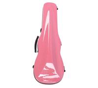 Yechiry Étui Léger pour Violon en Fibre de Carbone, Intérieur en Velours Doux, Design Ergonomique, Facile à Transporter, rosé, Boîte pour Violon, pour 4/4, 3/4, 1/2, 1/8, avec 2 Sangles