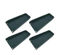 Yechiry Extensions de Gouttière de Pluie Fixables, Bloc D'éclaboussures de Bec de Descente, 4 Pièces, pour Prévenir L'érosion des Fondations, Plastique Durable 16,3x2,0 Pouces (Green)