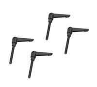 Yechiry Faites Pivoter la Poignée de Verrouillage, 4pcs M8 M8 Handles de Filetage Mâle Poignées Réglables en Plastique Boutons de Levier de Verrouillage avec de Fixation Réglable, Boutons de la
