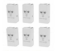 Yechiry Fil de Cartographie des Sourcils, Ligne de Filetage de Sourcils Pré-encrée, Guide Cosmétique à Encre Blanche avec 6 Bobines et Coupe Intégrée pour la Mise en Forme du Maquillage (WHITE)