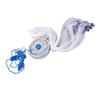 Yechiry Filet de Pêche à Lancer à la Main, Filet de Pêche en Nylon, Coulant en Acier Haute densité pour Un Lancer Facile et Une étanchéité du Fond serré, Idéal pour Les étangs à Poissons en Plein Air