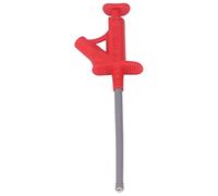 Yechiry Fils de Cavalier de Pince de Crochet de Test pour Multimètre avec une Excellente conductivité électrique Matériau Durable 1 X J.30042 (rouge)