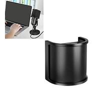 Yechiry Filtre Anti-pop Micro Compact à 3 Couches pour une qualité Sonore Optimale Lors de L'enregistrement, de la Parole et du Chant, Matériaux de Haute qualité, 8 X 8 Cm