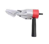 Yechiry Fixation de Foret de Cisaillement en Métal, Lame en Acier CRV, Poignée Rotative à 360 Degrés, Coupe-tôle, avec Roulement pour Panneaux Muraux en Fer, Aluminium, Acier