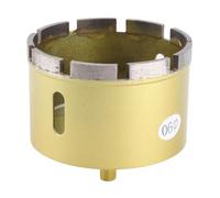 Yechiry Foret Ouvre-trou 90 Mm, Conception Segmentée, Efficace pour Marbre, Granit, Carreaux de Céramique et Béton, 1 X Ouvre-trou (90mm)