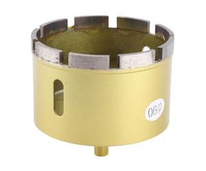 Yechiry Foret Ouvre-trou 90 Mm, Conception Segmentée, Efficace pour Marbre, Granit, Carreaux de Céramique et Béton, 1 X Ouvre-trou (90mm)