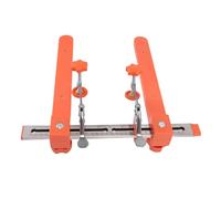 Yechiry Gabarit de Glissière de Tiroir, Outil de Tiroir d'armoire, Gabarit de Précision avec Double échelle Gravée, Rail Réglable de 1 à 5 Cm, Serrage de 0 à 4 Cm pour Sécuriser les Glissières