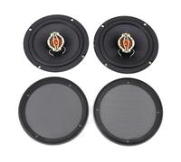 Yechiry Haut-parleurs de Voiture de 6,5 Pouces Coaxiaux 2 Pcs avec Capuchon de Couverture, qualité Sonore Haute fidélité