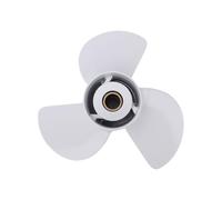 Yechiry Hélice Hors-Bord 13 1/2x15-K 6E5 45947 00 EL 15 Dents, Moteur de Bateau à 3 Pales, Hélice en Aluminium pour Moteurs Hors-Bord de 50 à 130 Chevaux