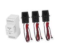 Yechiry Home Energy Monitor, 90-250VA, 3 Phases Current Tension Amperage Wifi Wattage Wattm, Moniteur d'utilisation de l'électricité avec Transformateur de Courant à 3 Pinces