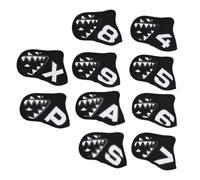 Yechiry Housses de Fer de Golf en Tissu Léger, Housses de Clubs de Golf Bien Ajustées, Manchons de Protection avec Conception Sécurisée, Idéales pour Les Niveaux de Compétence