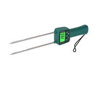 Yechiry Humidimètre pour Grains avec Diffusion Vocale, Précision de ± 0,5% | Testeur d'humidité du Foin, Acier ABS, Sonde à Tige, 14 Modes de Culture, Rétroéclairage LCD, Voix Bilingue, compatibilité