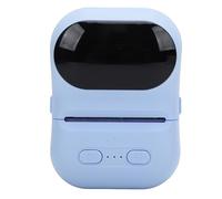 Yechiry Imprimante de Poche Portable Noir et Blanc avec Application, Imprimante D'étiquettes de Codes-Barres Thermiques, connectivité pour Les étiquettes de Bijoux de Vêtements de (Blue)