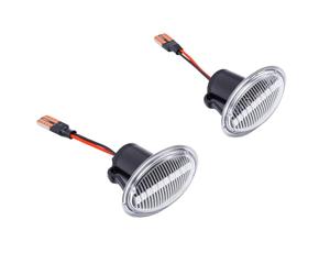 Yechiry Indicateur LED à Lentille Transparente, 2 Pièces, Lumière de Répéteur Latéral