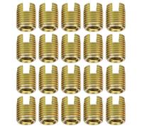 Yechiry Insert fileté Autotaraudeur en Acier au Carbone 302, Installation Facile pour L'industrie des Véhicules Ferroviaires, 20 Pièces (#7)