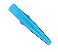 Yechiry Instrument de Musique à Bouche de Flûte Kazoo Robuste pour Enfants, Facile à Jouer, Aluminium Bleu or 12x2.5cm 1 Pièce (BLUE)