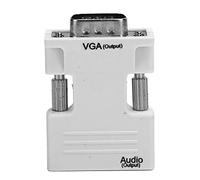 Yechiry Interface Multimédia Haute Définition vers Adaptateur VGA Conception Fiable et Durable pour Une Connexion Vidéo et Audio HD 1080P dans Divers Paramètres (White)