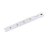 Yechiry Jauge D'épaisseur en Acier Inoxydable Durable 0,2-4 Mm pour la Mesure des écarts dans les Chemins de Fer et L'automobile 1 unité