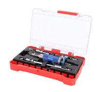 Yechiry Jeu de 5 Forets à Fraiser HSS M2, Forets Coniques, à Butée de Profondeur Réglable avec Tige Hexagonale à Dégagement Rapide, Idéal pour le Travail du Bois et l'utilisation sur Banc à Main