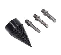 Yechiry Jeu de Forets Séparateur de Bois, Haute efficacité pour Fendre Les Bûches électriques avec 3 Tiges Amovibles en Acier au Carbone (50MM)