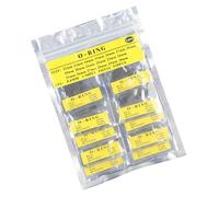 Yechiry Jeu de Rondelles d'étanchéité en Caoutchouc étanche pour Couvercle Arrière de Montre, Joints de Montre de Diamètre de Joint Torique de 0,5 Mm/0,6 Mm/0,7, 950 Pièces, pour Horlogers et