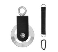 Yechiry Jeu de Roues de Poulie de Gymnastique Multifonctionnel, avec capacité de Charge élevée, pour Station D'entraînement à Domicile, en Alliage D'aluminium (Ensemble 3 pièces)
