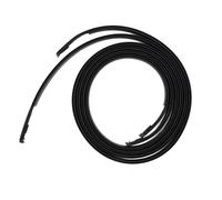 Yechiry Joint de Porte Coupe-froid, 2 Pièces de Moulures de Toit, Kit de Joint d'étanchéité de Moulure de Toit en Caoutchouc avec Numéros de Pièces OEM 7555512161 7555612171