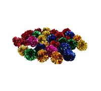 Yechiry Jouet Boule Froissée pour Chat, Jouets Interactifs en Plastique pour Animaux de Compagnie, Jouets à Surface Brillante avec Son Bruissant, Idéal pour Les Chatons et Les Chats Adultes 30 Pièces