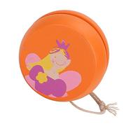 Yechiry Jouet Boule Yoyo en Bois à Motif de Dessin animé de Haute qualité, Jouet éducatif Précoce coloré pour Enfants, Cadeau (Princesse Orange)