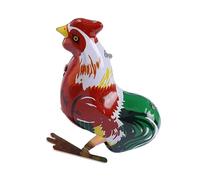 Yechiry Jouet de Coq Rétro de Poulet Sautant D'horlogerie Conception Mignonne et Flexible pour la Récréation des Enfants-matériau en Métal Robuste 1 unité