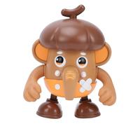 Yechiry Jouet sur Le Ventre avec Musique Légère, Robot Dansant en Forme D'éléphant Noisette, Lumières Colorées, Jouet pour bébé pour Les Tout-Petits, Stimule la créativité et la