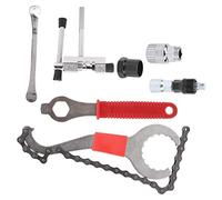 Yechiry Kit à Outils de Roue à Chaîne de Vélos 7pcs, Dissolvant de Pignon, Outil de Retrait du Volant, Déménagement de la Manivelle pour Les Vélos de Montagne et de Route, avec clé Hexagonale et