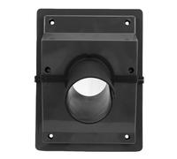 Yechiry Kit de Couvercle de Ligne de Pénétration Murale CVC, Plaque de Couverture en Plastique pour Mini Climatiseurs et Pompes à Chaleur, avec Joint Souple pour Un Joint étanche, Convient aux (Gray)