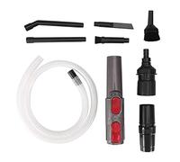 Yechiry Kit de Fixation pour Mini Aspirateur 9 Pièces, Ensemble de Brosses Universelles pour Suceurs Plats, Outil de Détail de Voiture pour Les Espaces Restreints, Idéal pour la Fixation d'Aspirateur