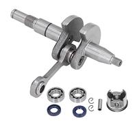 Yechiry Kit de Piston de, Conception Durable pour Tronçonneuse MS170, Ensemble Complet en Acier allié de 37mm