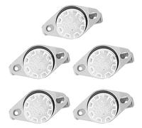 Yechiry KSD301 Interrupteur de Contrôle de Température pour Thermostat, sans Interrupteur pour Système CVC, 5 Pièces pour un Usage Domestique (110℃)