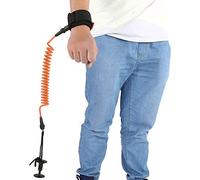 Yechiry La Laisse de Surf | Ligne du Poignet enroulé de 5 Pieds pour Le Corps | Ligne de Planche de Surf | Laisse Paddle Bancaire pour Les Surfboards Longboard, Accessoires de de Planche (Orange)