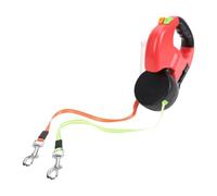 Yechiry Laisse Double pour Chien Automatique, Sangles Jumelles de, Lumière | Rétractables, Boîtier ABS, Verrous Indépendants, Boucle Rotative à 360 Degrés, Commande de Frein, Promenade Nocturne,