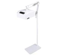 Yechiry Lampe à Ongles LED 48W 39leds 365 Nm 395 Nm Double Longueur D'onde Lampe de Séchoir à Ongles Rotatif avec Support de Pliage 6600mAh Batterie pour le Durcissement en Gel (Prise UE)